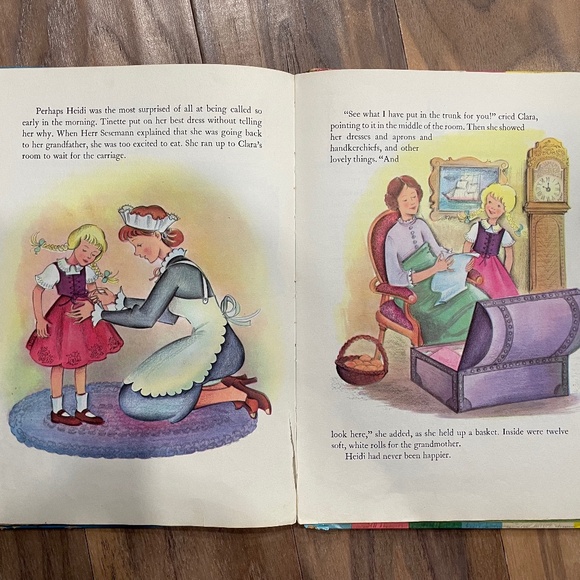 Vintage (1946) "Heidi" Hardcover Book - Picture 7 of 8